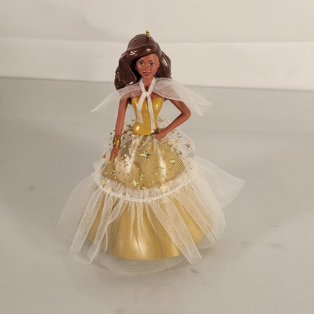 Hallmark Keepsake 2023 Holiday Barbie African American 9th in Series